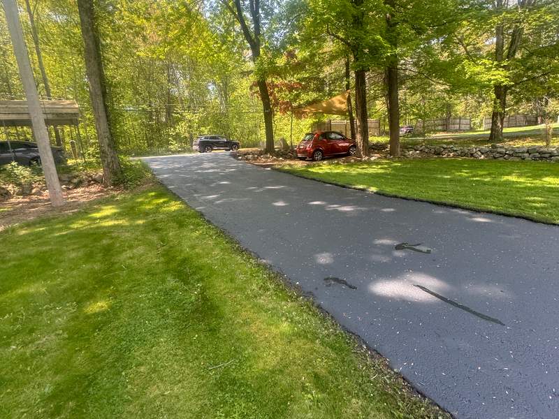 Asphalt Sealcoating project by Boston Alliance Sealcoating in Massachusetts