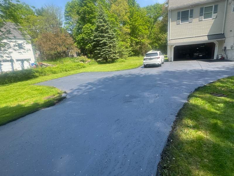Asphalt Sealcoating project by Boston Alliance Sealcoating in Massachusetts