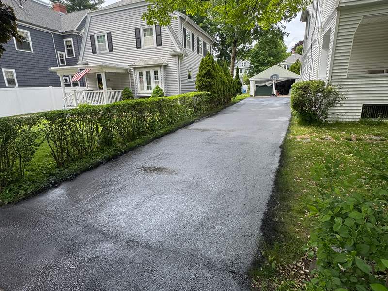 Asphalt Sealcoating project by Boston Alliance Sealcoating in Massachusetts