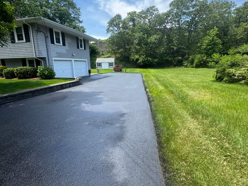 Asphalt Sealcoating project by Boston Alliance Sealcoating in Massachusetts