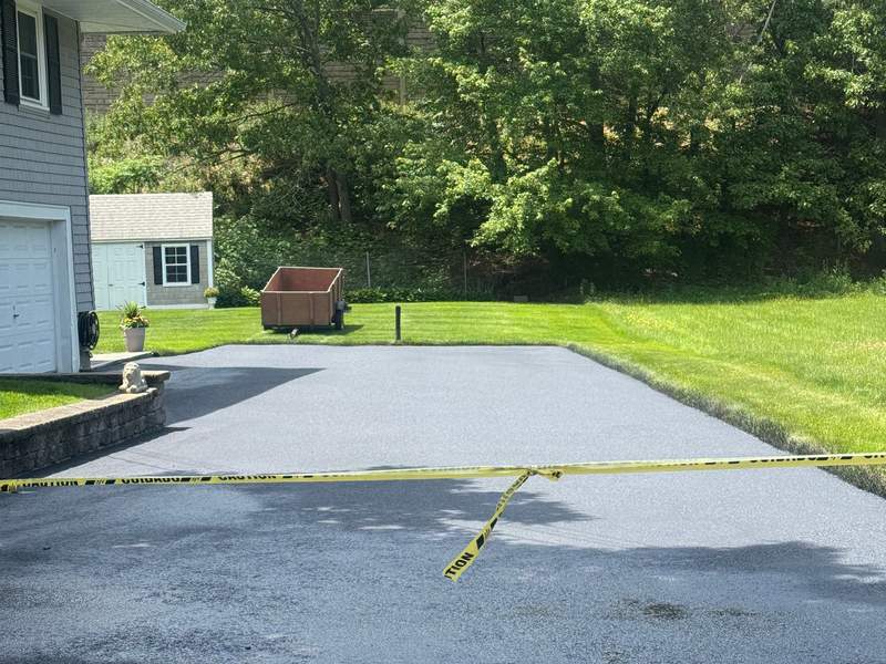 Asphalt Sealcoating project by Boston Alliance Sealcoating in Massachusetts