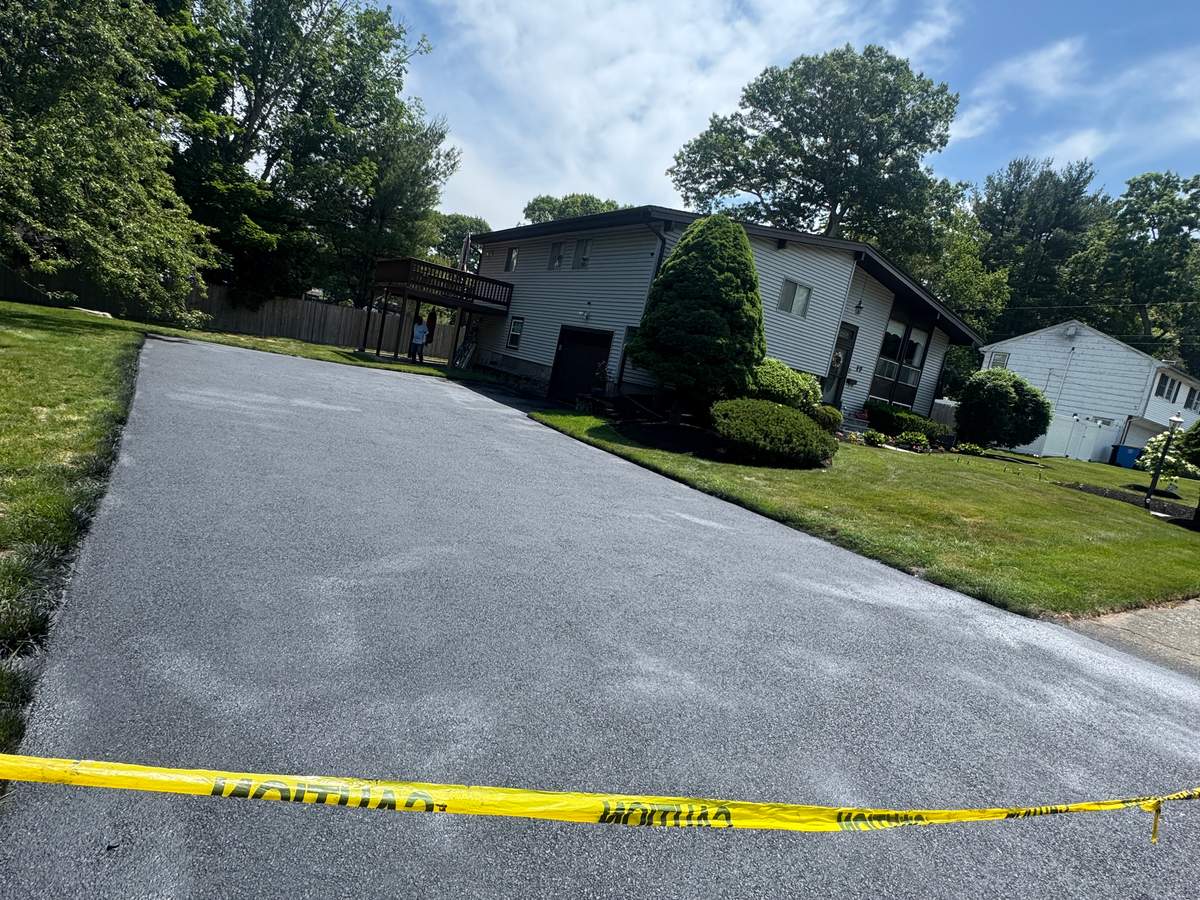 Asphalt project completed by Boston Alliance Sealcoating