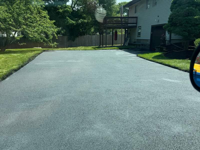Asphalt Sealcoating project by Boston Alliance Sealcoating in Massachusetts