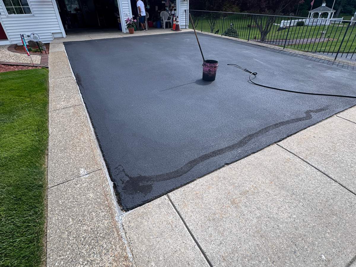 Asphalt project completed by Boston Alliance Sealcoating