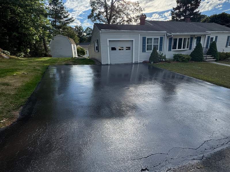 Asphalt Sealcoating project by Boston Alliance Sealcoating in Massachusetts