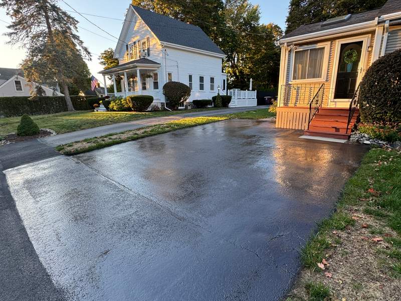 Asphalt Sealcoating project by Boston Alliance Sealcoating in Massachusetts