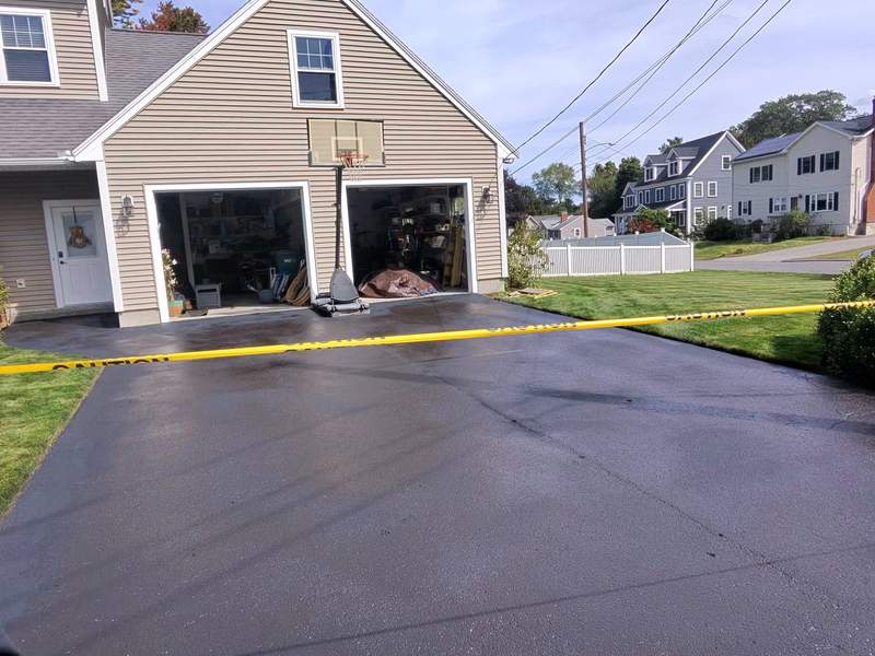 Asphalt Sealcoating project by Boston Alliance Sealcoating in Massachusetts